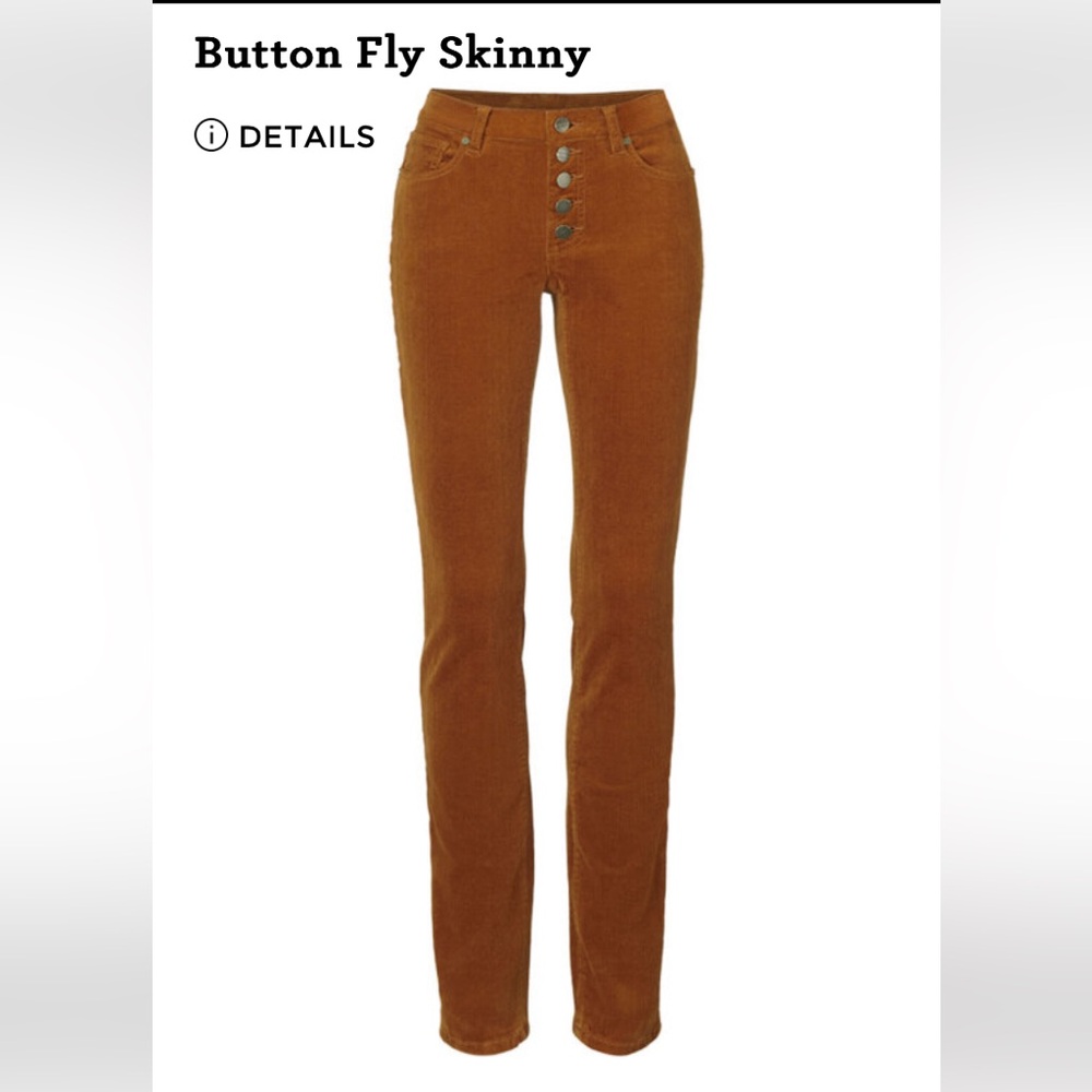 CAbi Button Fly Skinny Pants - caramel